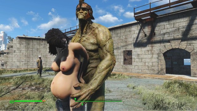Huge orc roughly fucked brunette | PC Game, Fallout Porno