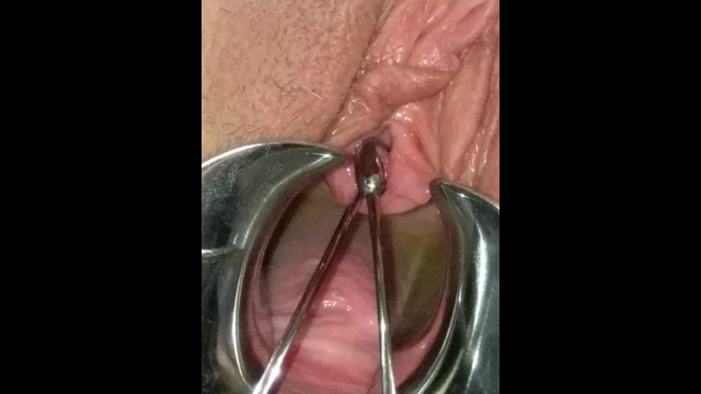 Extreme BDSM Female Urethral Stretching Medical Fetish Speculum Peehole Play
